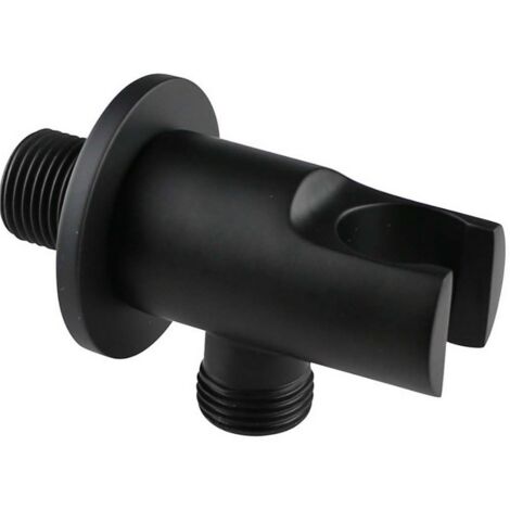 Supporto Doccia Universale Duravit - Staffa Per Doccetta A Mano, Nero Opaco | Installazione A Parete - Foto 2