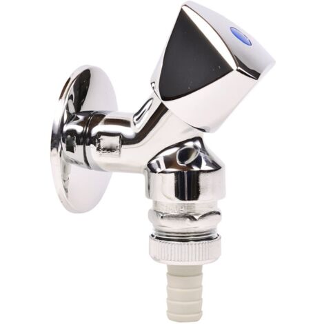 Schläfer  Rubinetto Lavatrice 1/2x3/4 pollice con portagomma e Valvola di sicurezza Antiriflusso 433311, Rubinetto a muro Carico Acqua per Collegamento Lavastoviglie