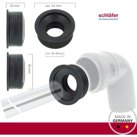 Gebo Raccordo A Compressione In Ghisa Malleabile, 1 1/2 Pollice Filettato IG, Diametro Tubo 51 Mm
