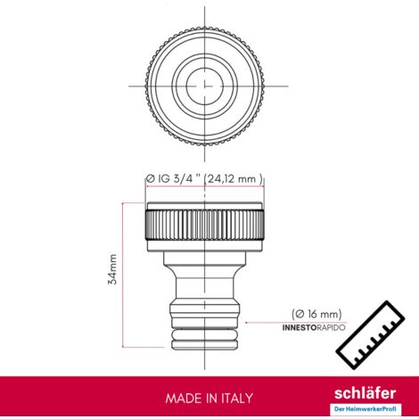 Linea Verde Pompei | Prodotto: 4780 - Raccordo portagomma in ottone 10mm con girello alettato filettato 1/2 femmina adatto per irrorazione - (Irrorazione - Accessori e ricambi