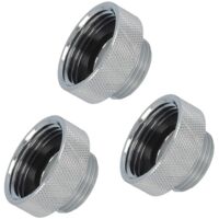 Schläfer 614113 Adattatore Rubinetto Maschio Femmina in Ottone, Filetto M22x1 Interno x 1/2"Esterno, Riduttore Compatibile con Aeratore Neoperl, Guarnizioni Incluse, 3 Pezzi