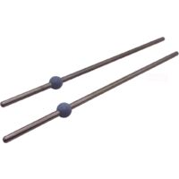 Schläfer 405510 Asta Eccentrica con Sfera Universale Ø5 x 200 mm in Acciaio Inox per Scarico Sifone Lavandino, Piletta Pop-Up da 1" e 1 1/4" con Tappo Saltarello Lavabo e Bidet Bagno, Conf. 2 Pezzi