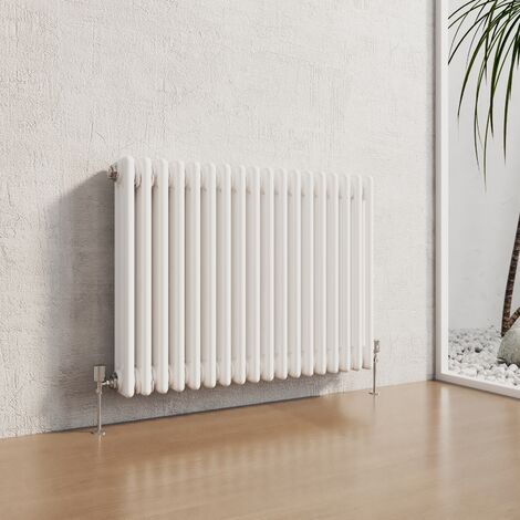 Heilmetz Traditional Radiator Central Heating Rads Radiator 3 Column Horizontal White 600 × 830mm (1/5)