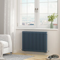 Heilmetz Traditional Radiator Central Heating Rads 3 Column Horizontal 600 × 830mm Anthracite