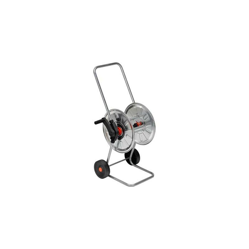 Carrello Avvolgitubo In Metallo Per 80mt Di Tubo Innaffio - 2