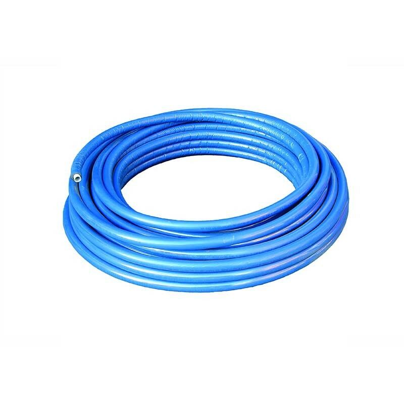 Tubo multistrato rivestito in rotoli da 50 metri : Colore - Blu, Diametro -  16, Spessore - 2MM