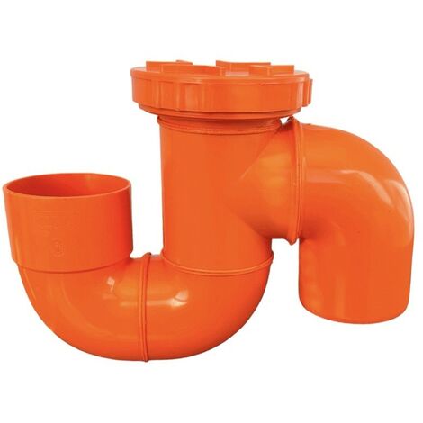 Sifone verticale chiuso in pvc : Diametro - 80