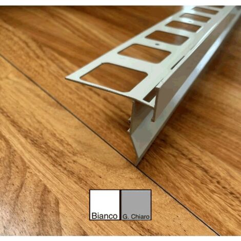 Gocciolatoio top in PVC 75mm per balconi e terrazze 2,6 metri : Colore - Bianco