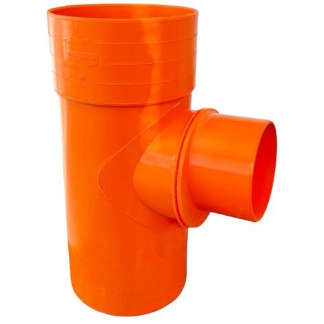 Derivazione ridotta 87.30° in pvc : Diametro - 100X82