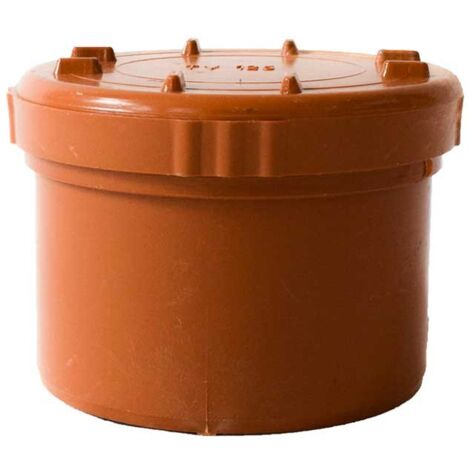 Tappo a vite in pvc : Colore - Ral 8023, Diametro - 160