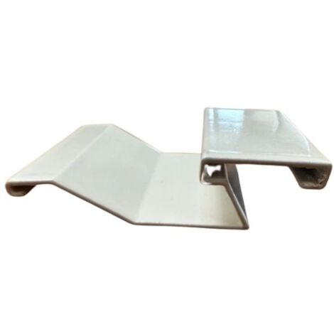 Gocciolatoio / Giunzione TOP in PVC 75mm per balconi e terrazze 2,6 metri : Colore - Bianco, Modello - GIUNZIONE