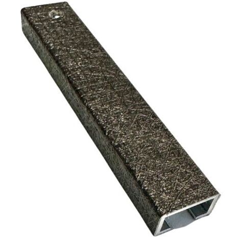 Listello testa piatta in alluminio decorato metri 2 : Colore - Bronzo, Modello - 15X8MM (1/2)