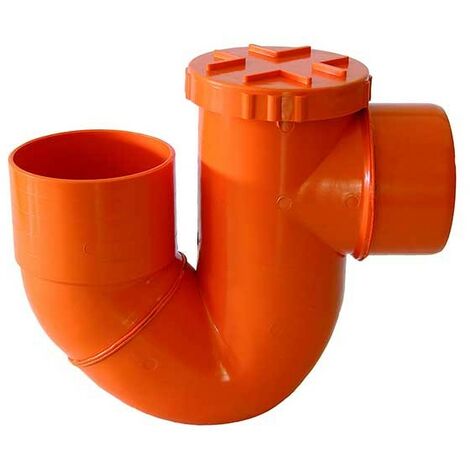 Sifone verticale aperto in pvc : Diametro - 100