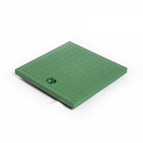 Chiusino singolo top in pp - verde : Dimensione - cm 40x40