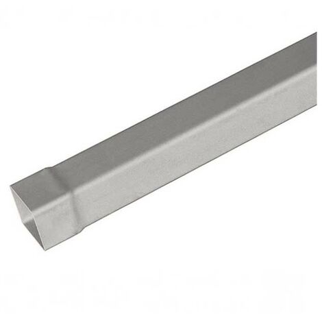 Tubo in pvc marrone/grigio quadro : Colore - Grigio, Diametro - 80x80 Quadro, Metri Lineari - 1 metro