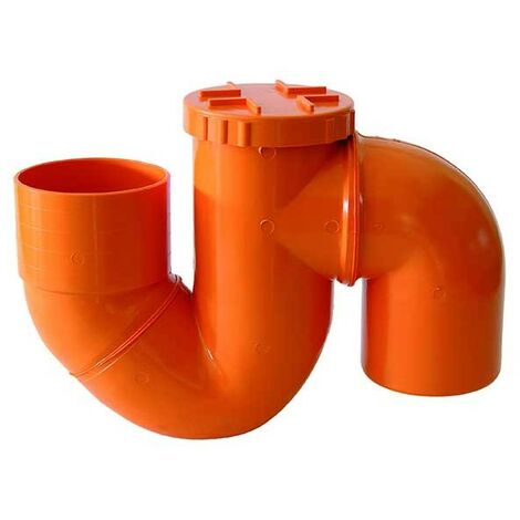 Sifone verticale chiuso in pvc : Diametro - 100