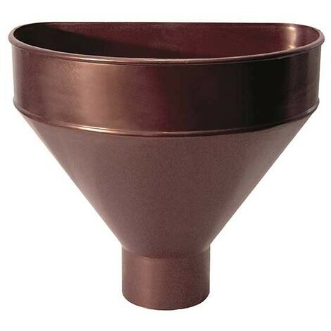 Raccoglitore monolitico in pvc per pluviali : Colore - Rame antico, Diametro - 80