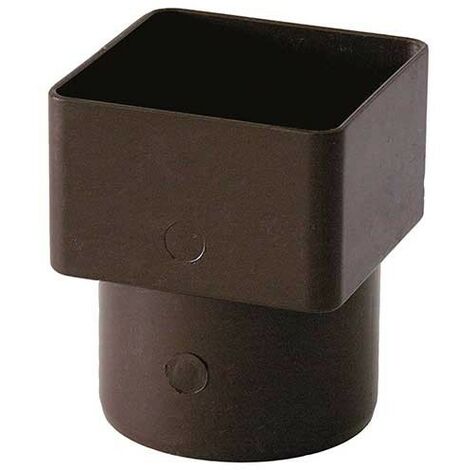 Riduzione Pluviale 100x80 Mm - Bicchiere Sul Lato Maggiore Colore Marrone - Foto 5