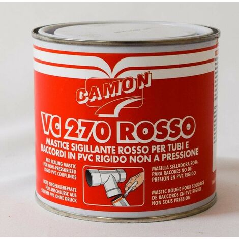 Mastice sigillante extra per tubi e raccordi in pvc : Modello - BARATTOLO 500 GR C/P