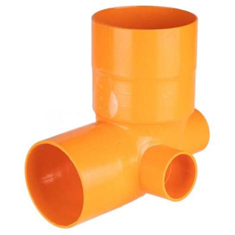Curva wc - tipo alto in pvc : Modello - 2 attacchi (posteriore + sinistro) Ø50