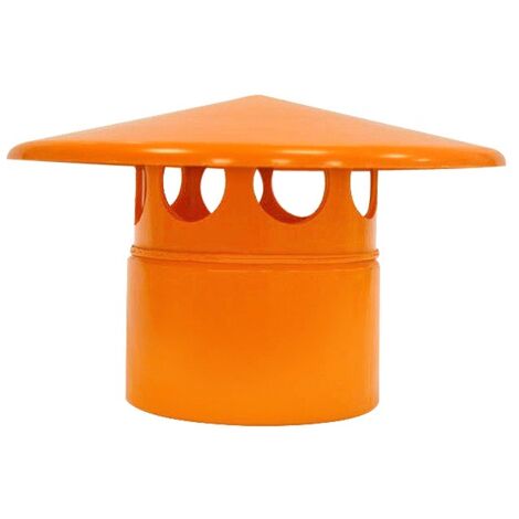 Testa esalatore in pvc : Colore - Arancio, Diametro - 82