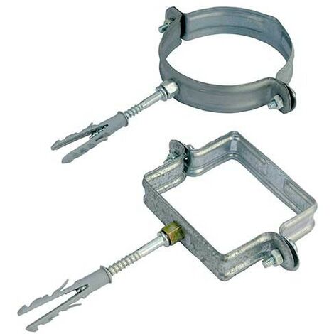 Collare reggitubo zincato - tipo leggero : Diametro - 80