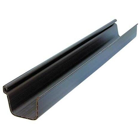 Gronda in pvc marrone tipo "firenze" 5mt (2 pz da 2,5 mt)