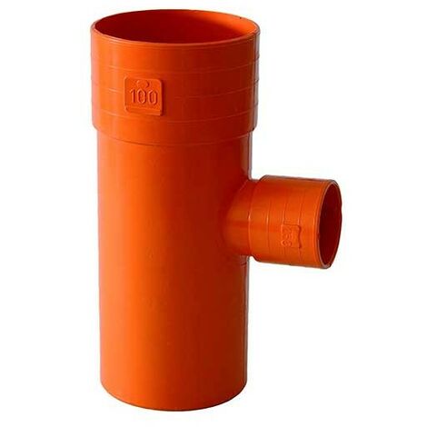 Derivazione ridotta 87.30° in pvc : Diametro - 125x50