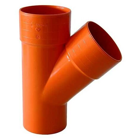Derivazione 45° in pvc : Colore - Arancio, Diametro - 200