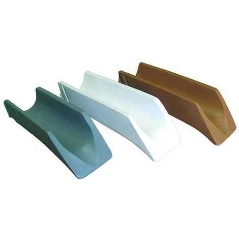 Gocciolatoio in marmores - aperto : Colore - Bianco, Dimensione - 27x8 cm