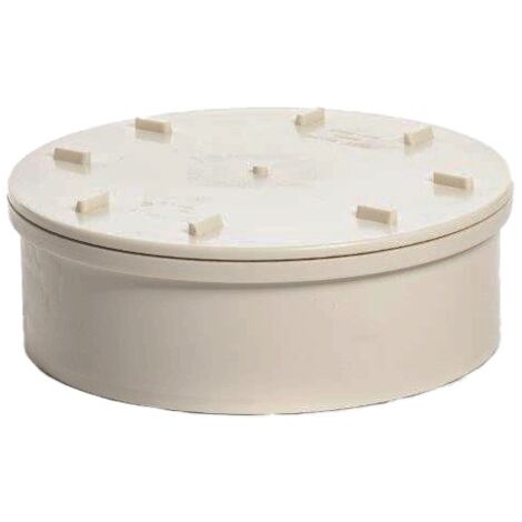 Tappo a vite in pvc : Colore - Avorio, Diametro - 160