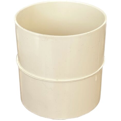 Manicotto femmina-femmina in pvc : Colore - Avorio, Diametro - 63