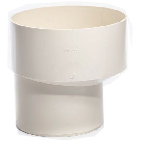 Riduzione in pvc- bicchiere su diametro maggiore : Colore - Avorio, Diametro - 125x63