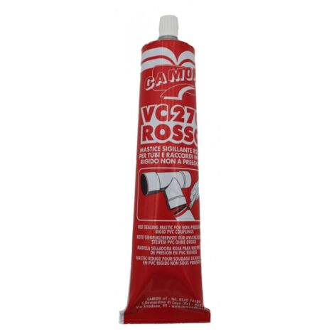 Mastice sigillante extra per tubi e raccordi in pvc : Modello - TUBETTO 125 GR