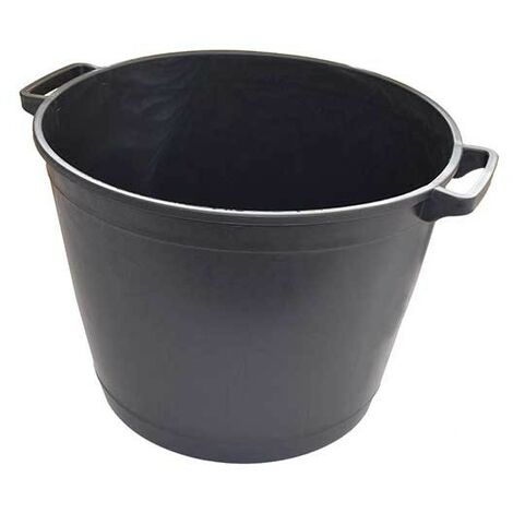 Cassa macerie tonda colore nero litri 45