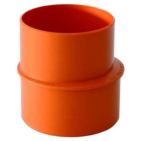 Aumento in pvc - bicchiere su ø minore : Colore - Arancio, Diametro - 63x82