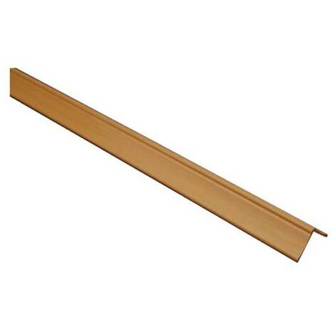 Paraspigolo in plastica 3 metri modello ornamentale : Colore - Noce