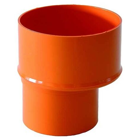 Riduzione PVC 100x80 Mm Arancio - Bicchiere Su Diametro Maggiore Per Tubazioni - Foto 5