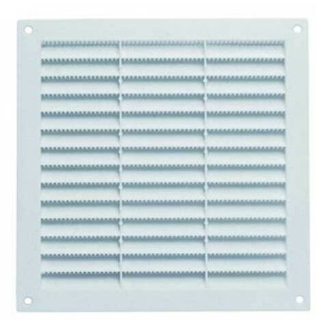 Griglia di aerazione rettangolare in plastica (abs) : Dimensione - 230x230 pass.aria cm2 234