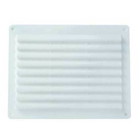 Griglia di aerazione rettangolare in plastica (abs) : Dimensione - 150X200 pass.aria cm2 101