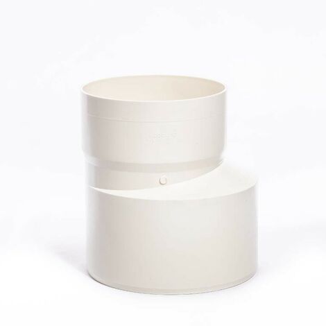 Aumento in pvc - bicchiere su ø minore : Colore - Avorio, Diametro - 63x100 (1/2)