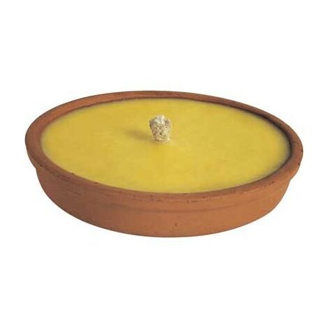 Fiaccola alla citronella in terracotta ø cm 11x2,5h