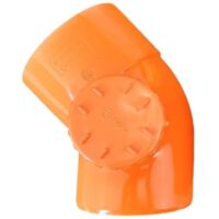 Curva 45° con tappo ispezione in pvc : Diametro - 200, Modello - Sinistra