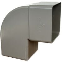 Curva Per Pluviale Quadra 67°- 80 Marrone In Pvc L 14 Cm | Leroy - Foto 7