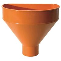Raccoglitore monolitico in pvc per pluviali : Colore - Arancio, Diametro - 80