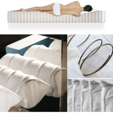 Matelas PAS CHER 140x190cm - Épaisseur 16 cm - Matelas à Ressort - pour Adulte Enfant