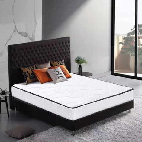 Matelas PAS CHER 90x190cm - Épaisseur 16 cm - Matelas à Ressort - pour Adulte Enfant