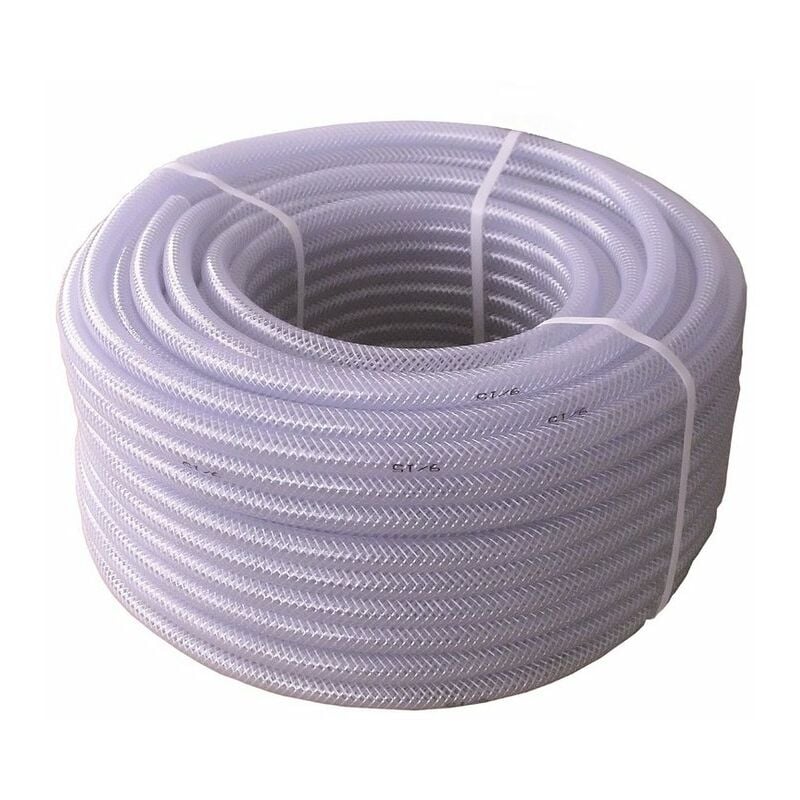 Tuyau d'air comprimé PVC 5m Compresseur Flexible pneumatique Gaine en tissu  Raccord rapide