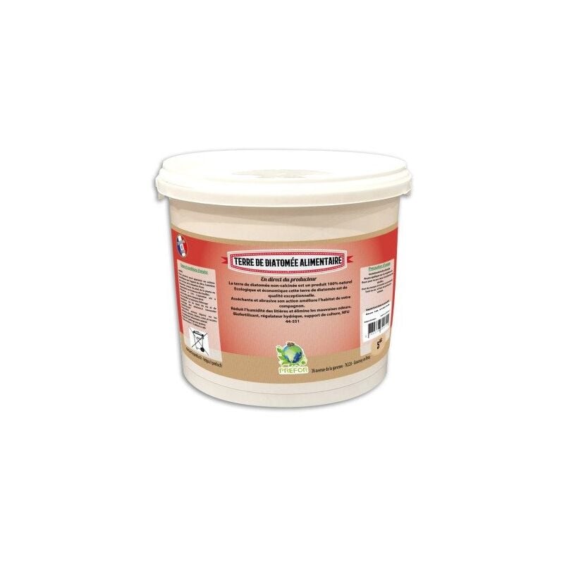 Terre de diatomée alimentaire seau 10L 5kg