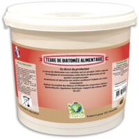 Prefor – Terre de diatomée alimentaire 1L – Anti-parasitaire naturel pour animaux – Granulométrie fine 20 microns – Biodégradable et sans danger - SEAU 1 L